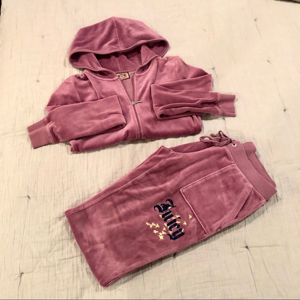 Juicy Couture Velour Track Jacket Set